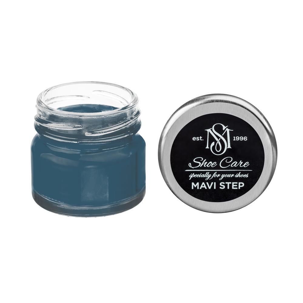 Крем для обуви из гладкой кожи MAVI STEP Custom 25 мл Серебристый с черным (6020-B)