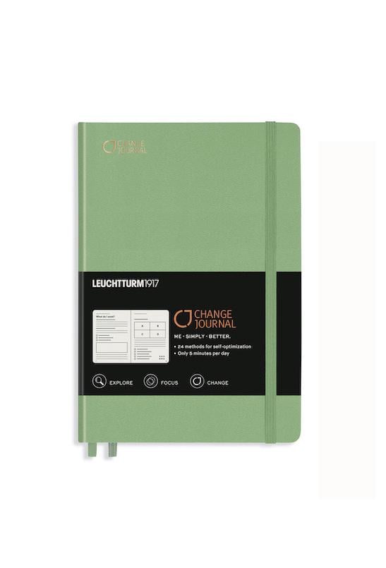 Блокнот Leuchtturm1917 Change Journal английский язык Sage (364513)