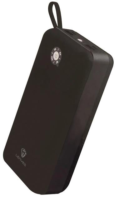 Повербанк LENYES PX368 Power Bank з ліхтариком та набором зарядних кабелів 30000 mAh - фото 3