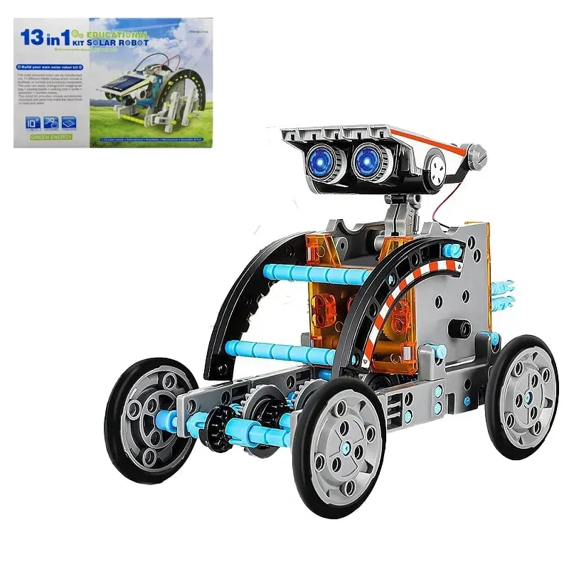 Детский конструктор-робот Fun Game 2115А 13в1 на солнечной батарее (2590014538)