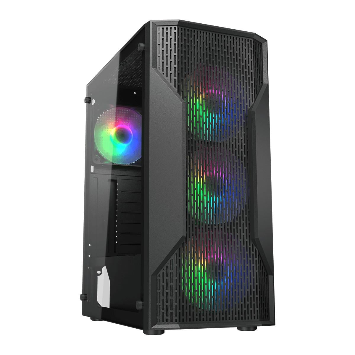 Корпус для ПК Cougar MX110 RGB Midi-Tower PSU ATX/MicroATX/Mini-ITX RGB Black (35227110) Корпус для ПК Cougar MX110 RGB Midi-Tower PSU ATX/MicroATX/Mini-ITX RGB Black (35227110)