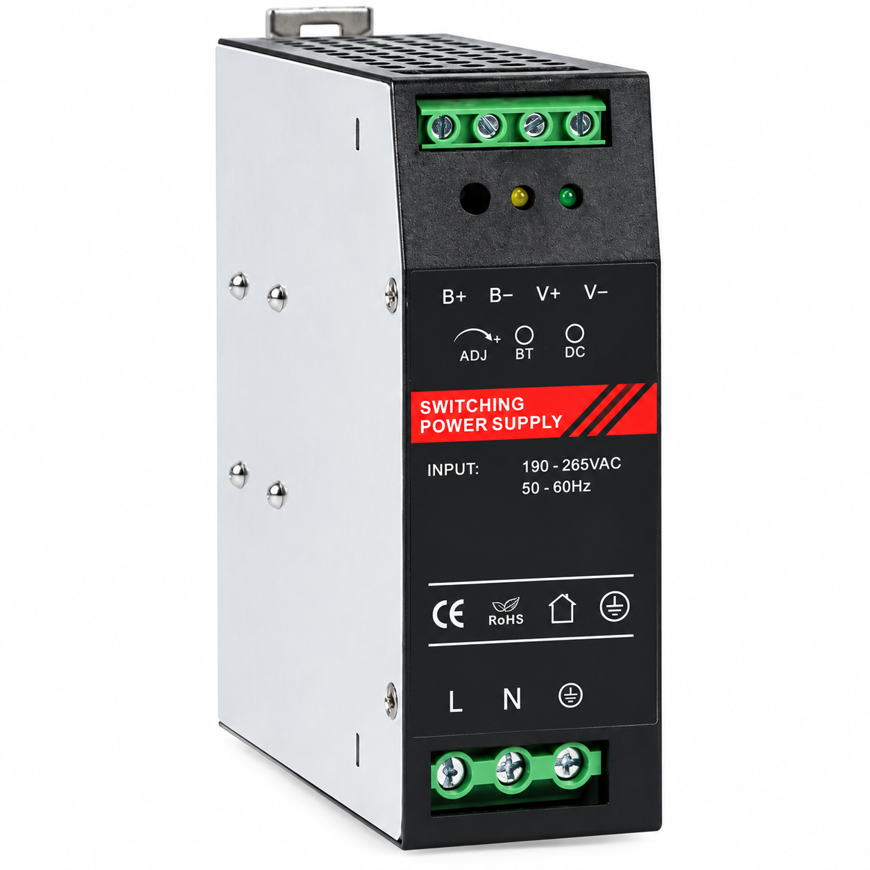 Блок питания DR24120-02 24V 5А 140 Вт установка на DIN-рейку Black (38124977)