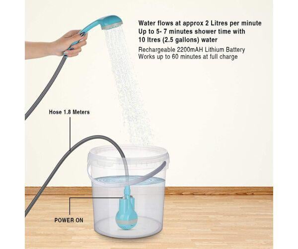 Помпа-душ с лейкой аккумуляторная ViO SW-01 (10089) - фото 3