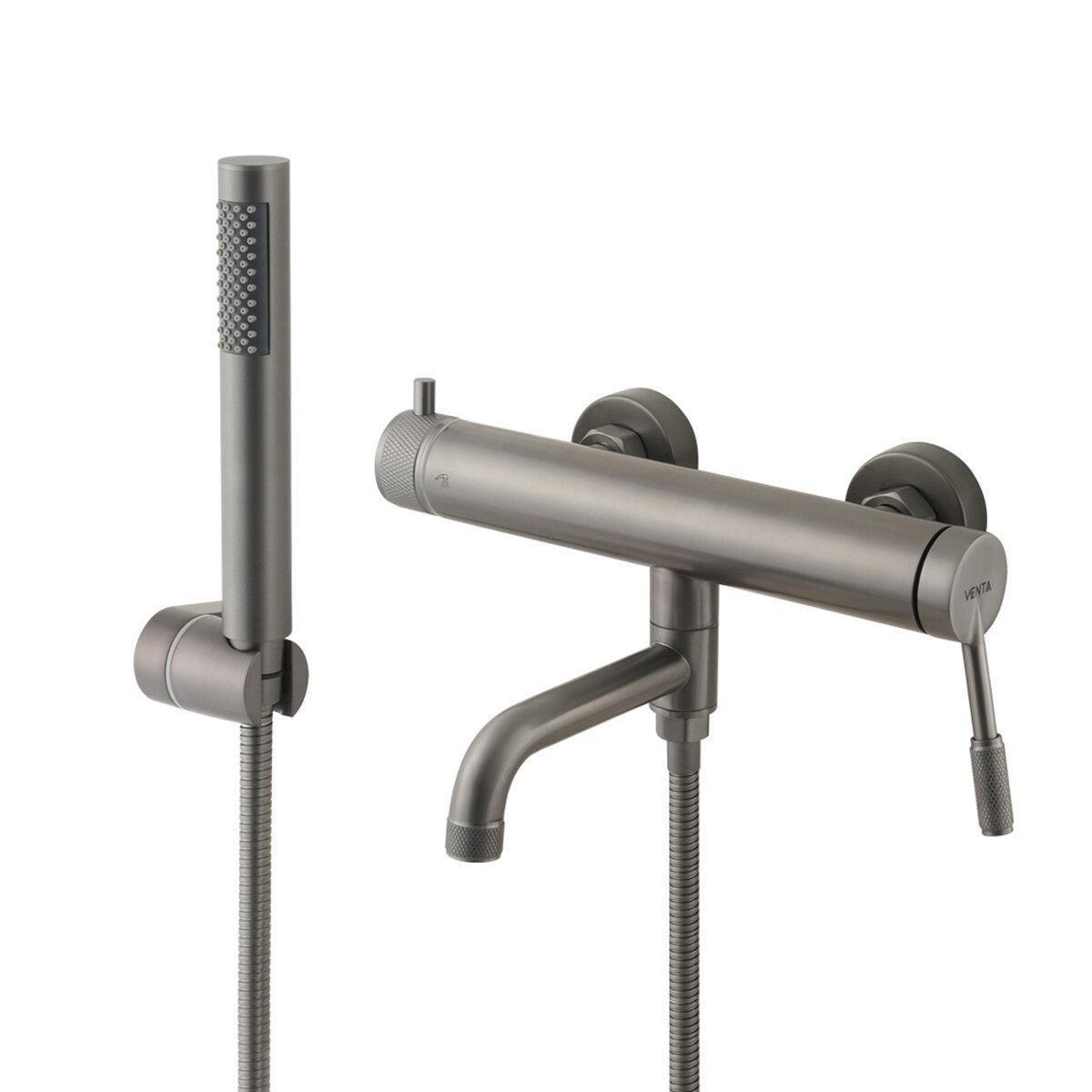 Змішувач для ванни з душем Venta BI302KG Графітовий (SW-92855)