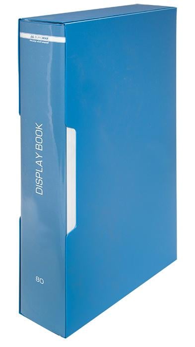 Папка Buromax с 80 файлами А4 полипропилен Синий (BM.3628-02)