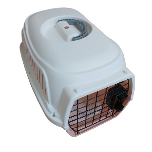 Переноска для домашніх тварин з металевими дверима 50х30х34 см (1907657781)