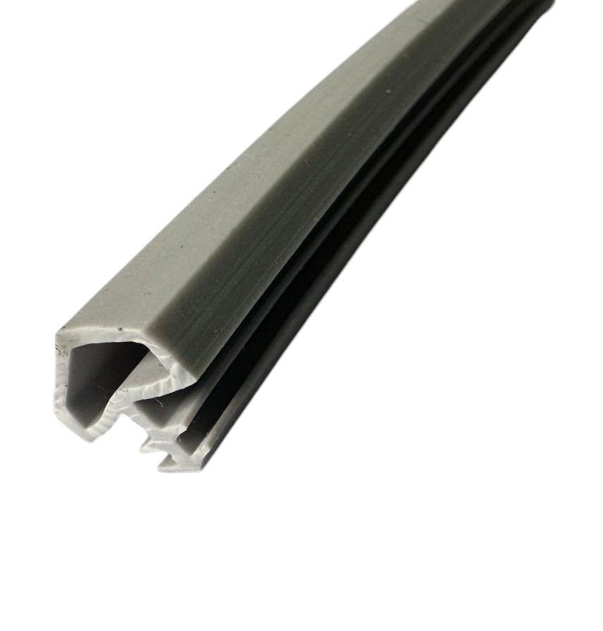 Уплотнитель для межкомнатных деревянных дверей ДР-708 домиком 10 мм Серый (ДР-708-С)