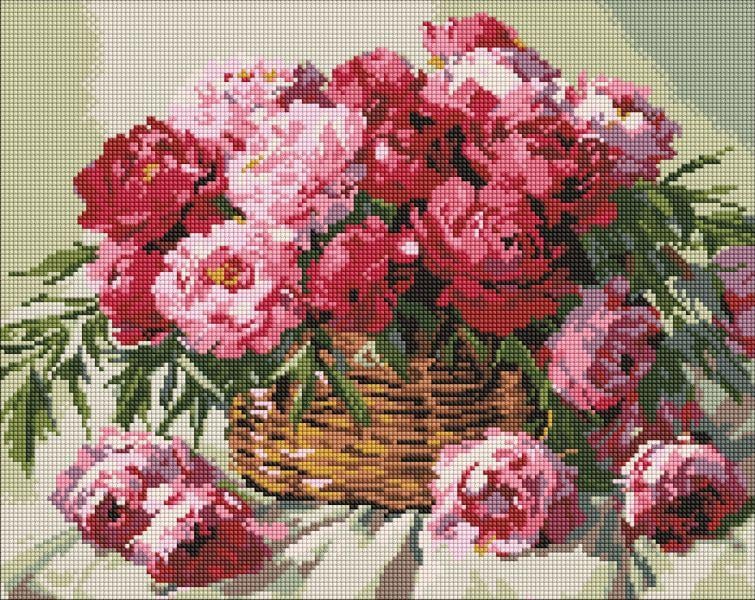 Алмазна мозаїка Мелодія цвітіння art_selena_ua 40х50 см (AMO8186)