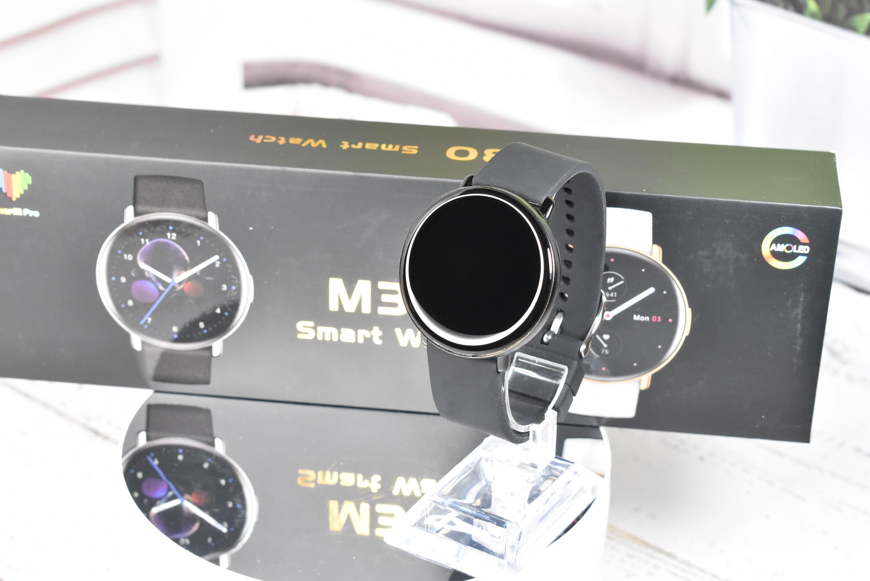 Смарт-часы Smart Watch M30 Super Amoled 42 мм Black - фото 8