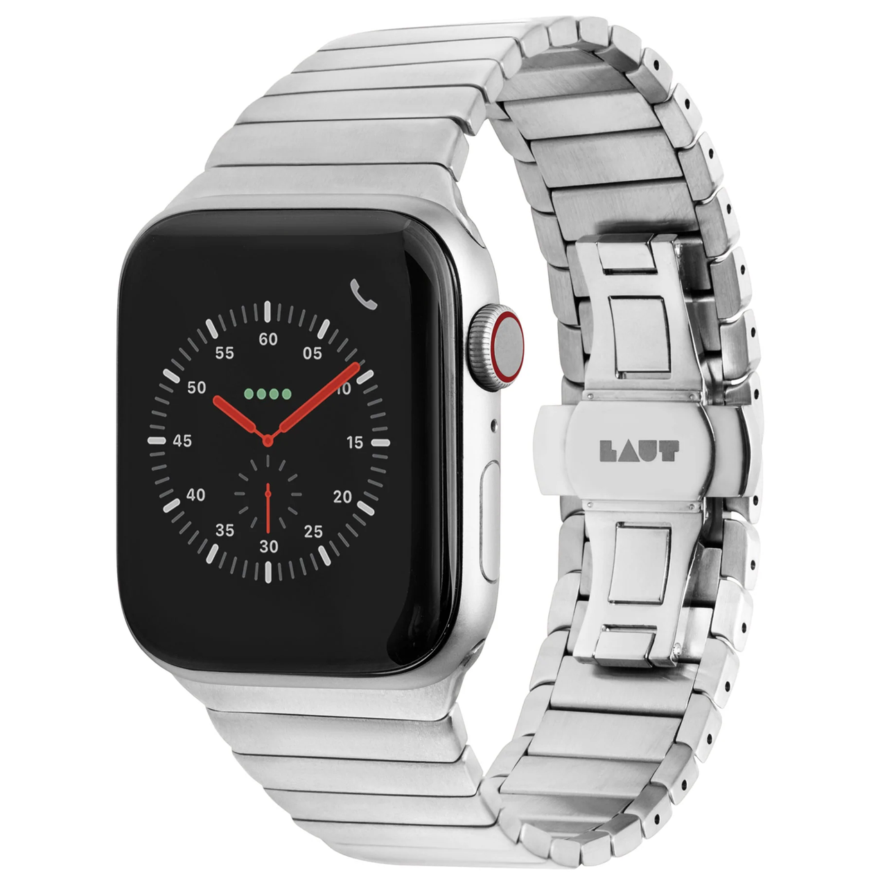 Металический ремешок LAUT Links for Apple Watch 45/44/42mm, Silver (L_AWL_LI_SL)