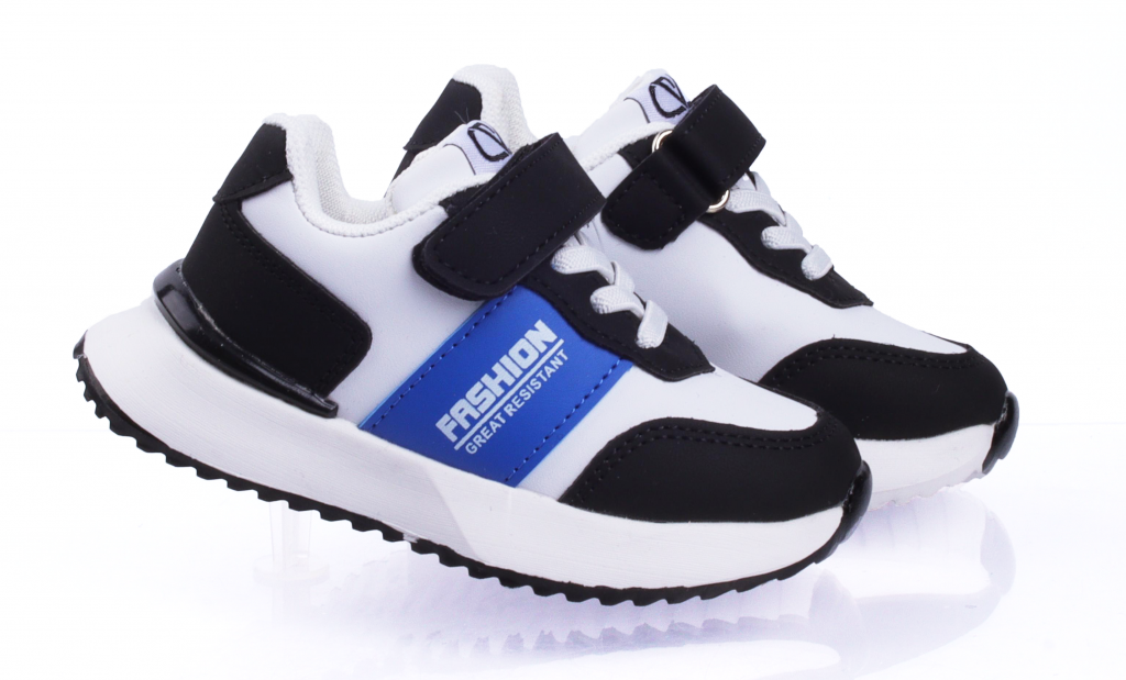 Кроссовки для мальчиков р. 25 Черно-белый (62)