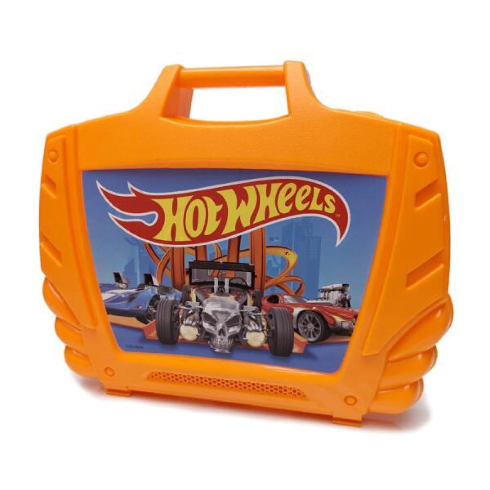 Гаражный кейс для машинок Hot Wheels оранжевый HWCC16-1 (173467)