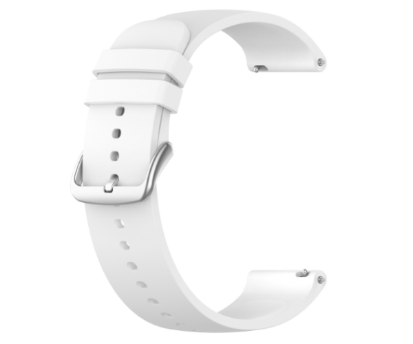 Ремешок Silicone для смарт-часов Amazfit Active/Amazfit Active 2 20 мм Белый