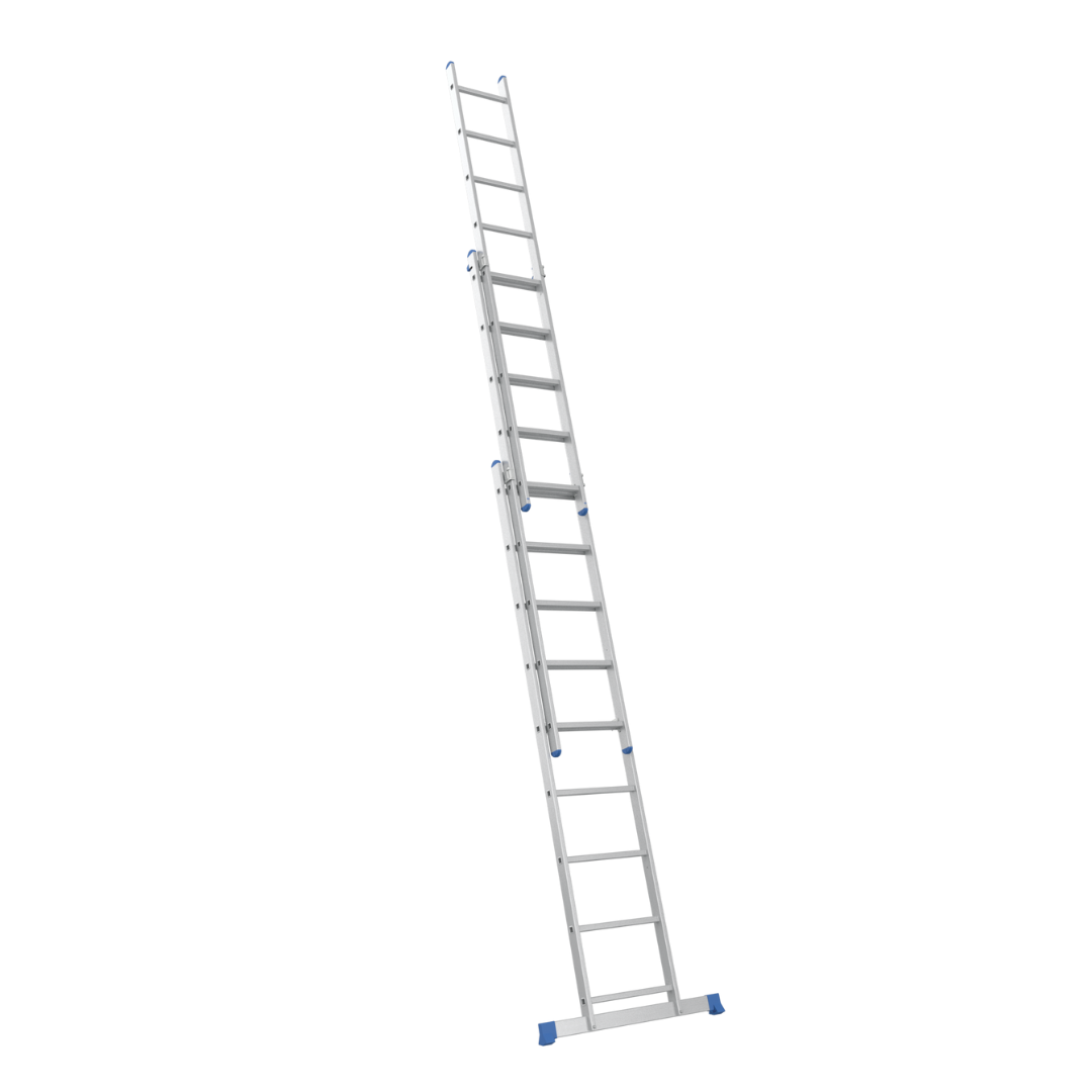 Лестница алюминиевая трехсекционная 3х9 4,77 м (15123786) - фото 4 Лестница алюминиевая трехсекционная 3х9 4,77 м (15123786) - фото 4