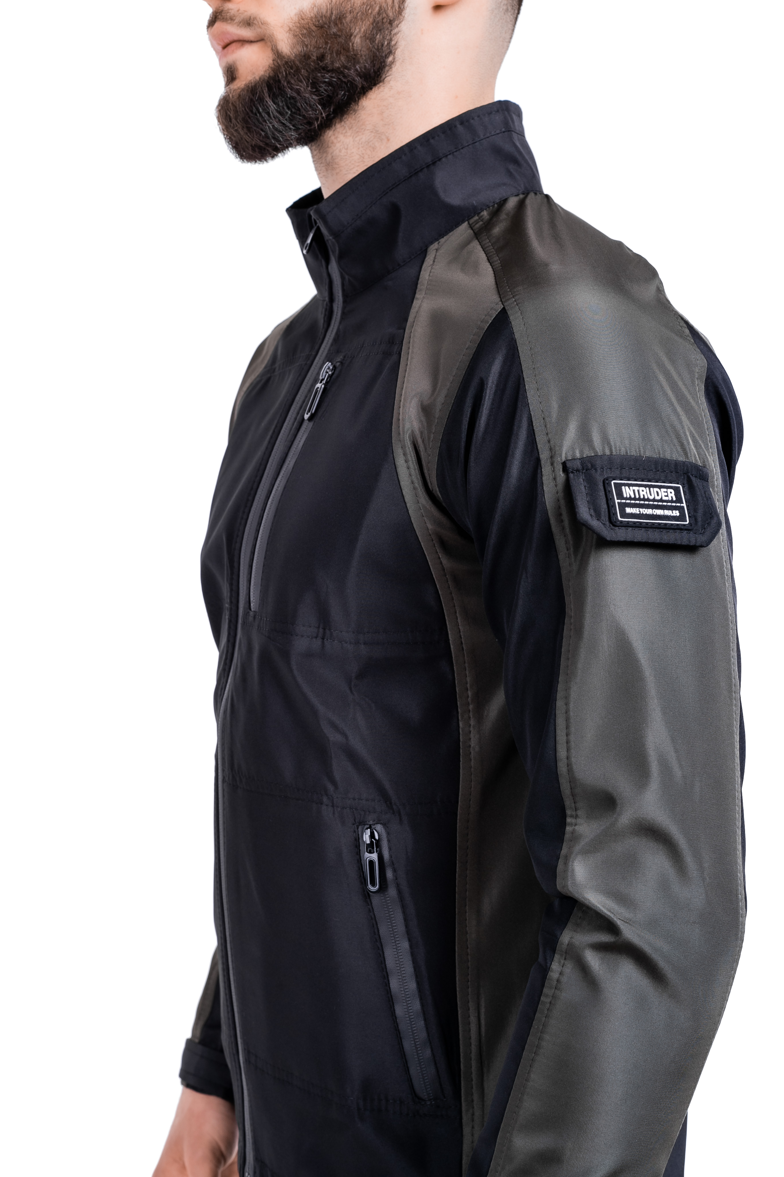 Куртка Intruder Softshell Lite iForce S Черный из хаки (1589542282) - фото 7 Куртка Intruder Softshell Lite iForce S Черный из хаки (1589542282) - фото 7