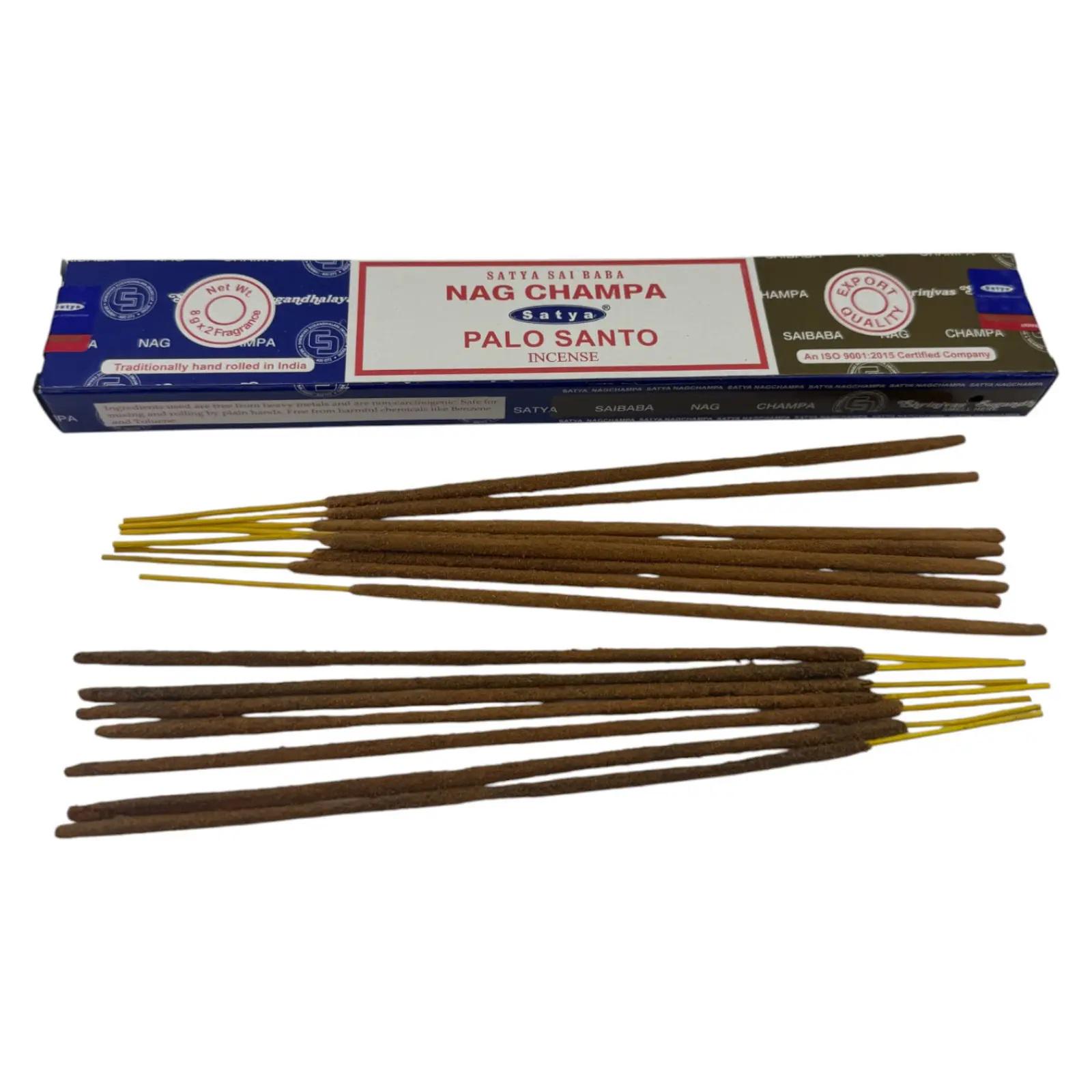 Аромапалочки Nag Champa Palo Santo пыльцевые (36270-MZ)