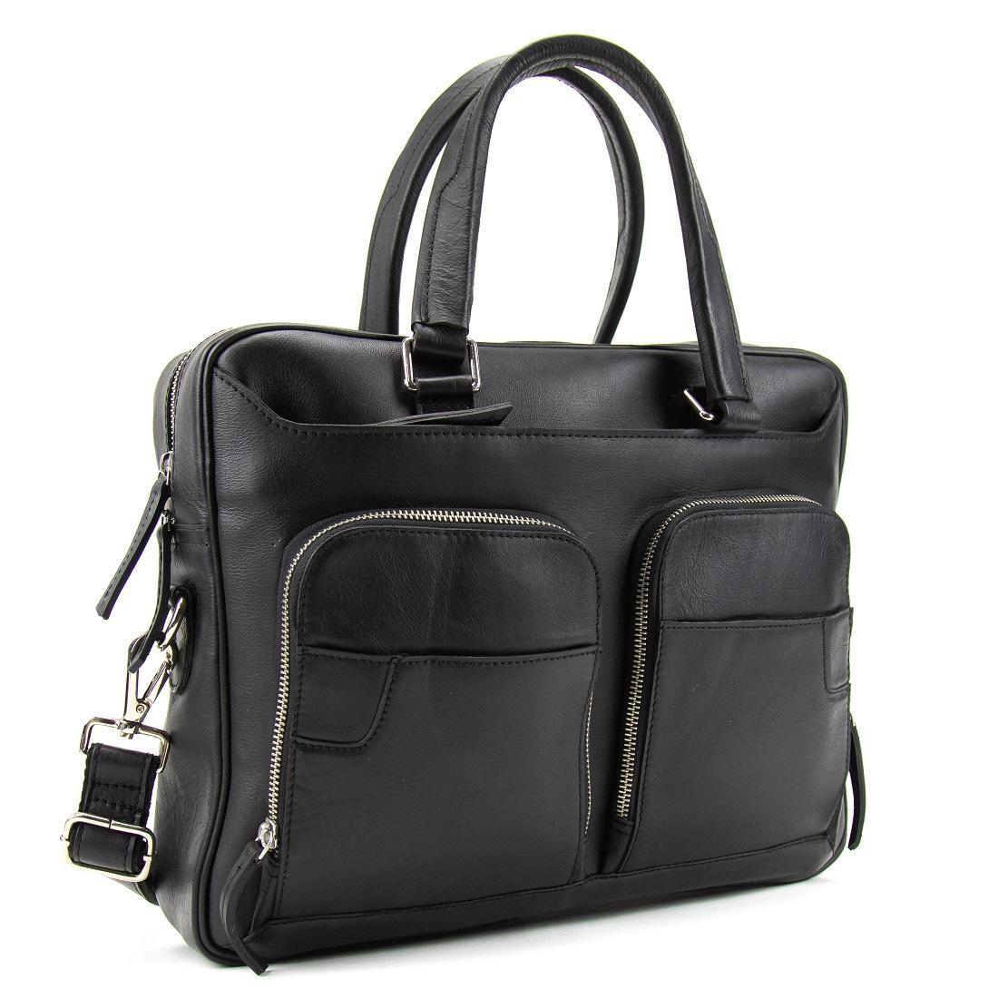Мужская сумка для ноутбука и документов Royal Bag AJ-TV-111A Черный (7694)