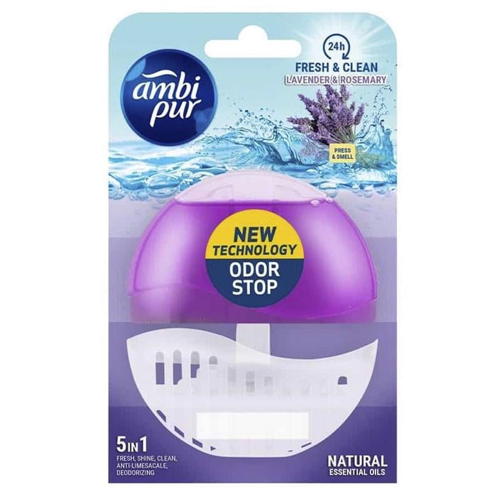 Туалетный блок для унитаза Ambi Pur аромат Лаванда и розмарин 55 г (1641118159) Туалетный блок для унитаза Ambi Pur аромат Лаванда и розмарин 55 г (1641118159)
