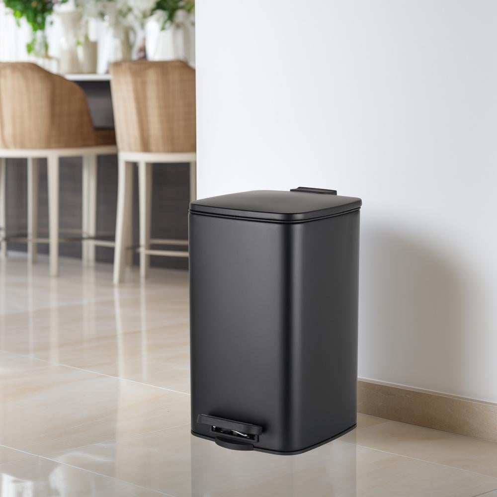 Ведро для мусора Zerix Kubix-TC0108 прямоугольное 8 л Черный (ZX5892) - фото 7 Ведро для мусора Zerix Kubix-TC0108 прямоугольное 8 л Черный (ZX5892) - фото 7