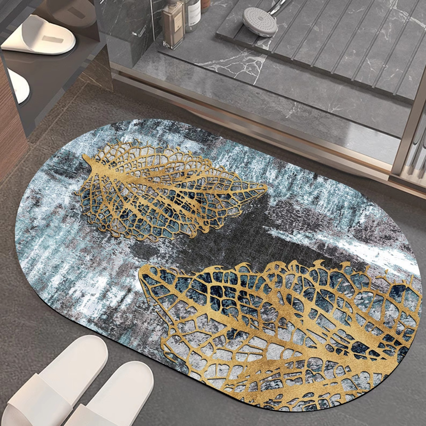 Коврик для ванной комнаты мягкий из диатомита с суперпоглощающим 50х80 см (BF-006) Коврик для ванной комнаты мягкий из диатомита с суперпоглощающим 50х80 см (BF-006)