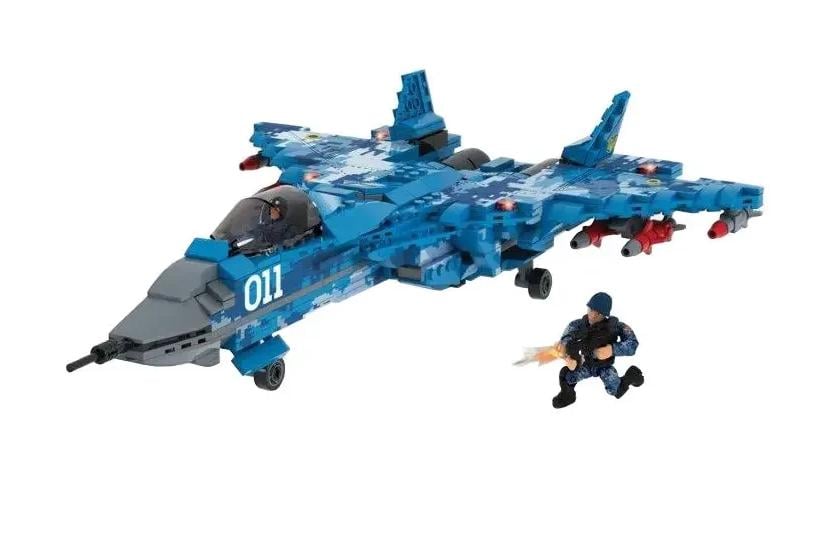 Конструктор Iblock Армия Истребитель СУ-27 618 деталей (мс2189кон-2)