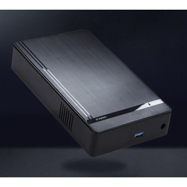 Карман зовнішній ShuoLe HDD 3,5"/2,5" SATA USB 3.0 для жорсткого диска з блоком живлення Чорний (21176051) - фото 2