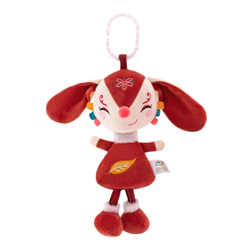 Игрушка-подвеска для коляски Happy Monkey Кролик Коралловый (9775/4)