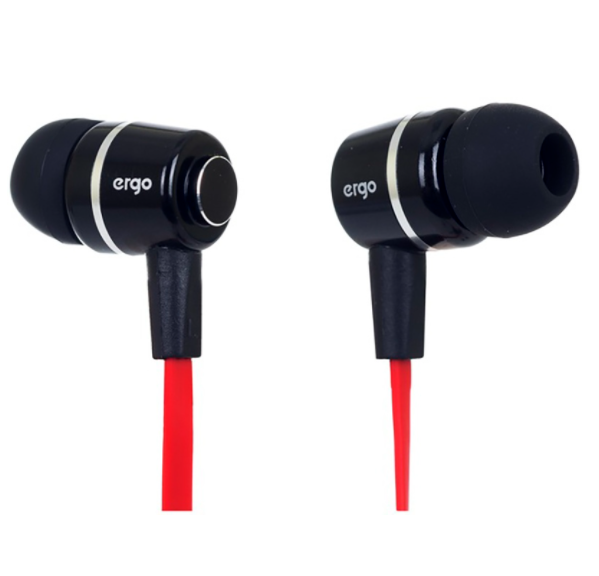 Вакуумные наушники Ergo ES-200 Superbass 3,5 мм Черный (766764)