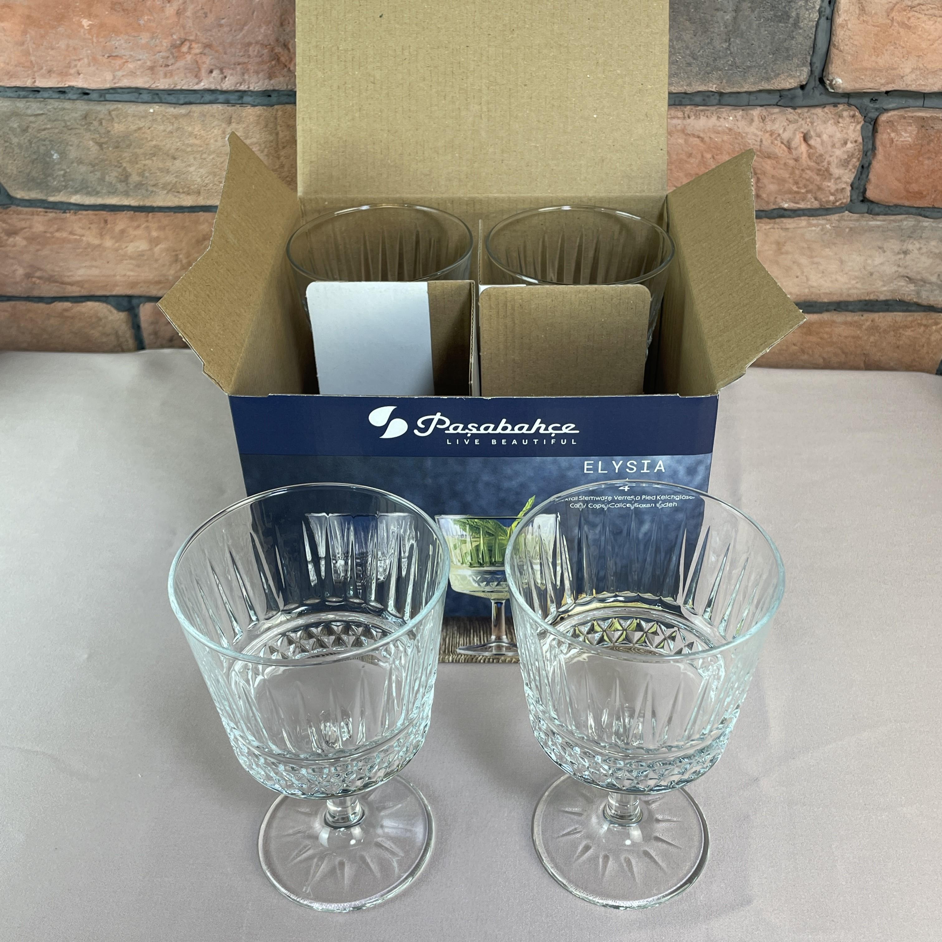 Набор бокалов на низкой ножке для коктейлей Pasabahce Elysia ПУ 440455 4 шт. 260 мл - фото 6 Набор бокалов на низкой ножке для коктейлей Pasabahce Elysia ПУ 440455 4 шт. 260 мл - фото 6