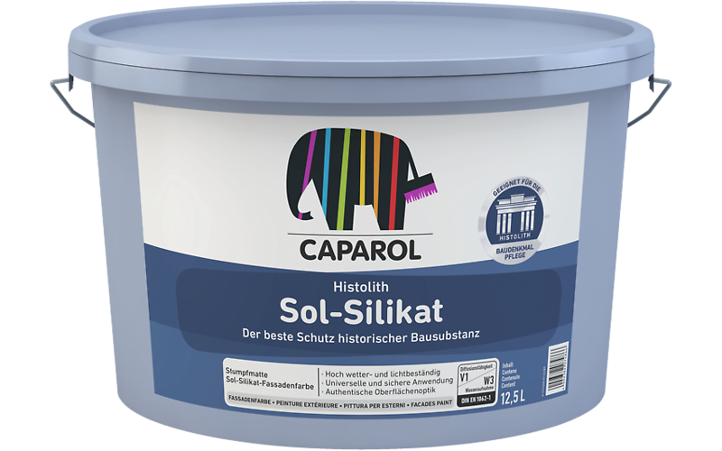 Краска силикатная фасадная Histolith Sol-Silikat 12,5 л (2620798076)
