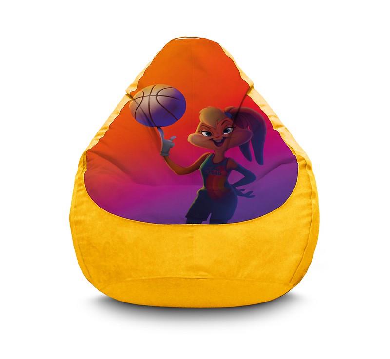 Кресло мешок iPuff Space Jam Lola Bunny Флок XL 80x110 см Желтый Кресло мешок iPuff Space Jam Lola Bunny Флок XL 80x110 см Желтый