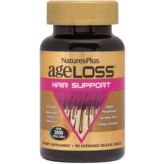 Комплекс для кожи, волос, ногтей Nature's Plus Age Loss Hair Support 90 Tabs (NTP8015)