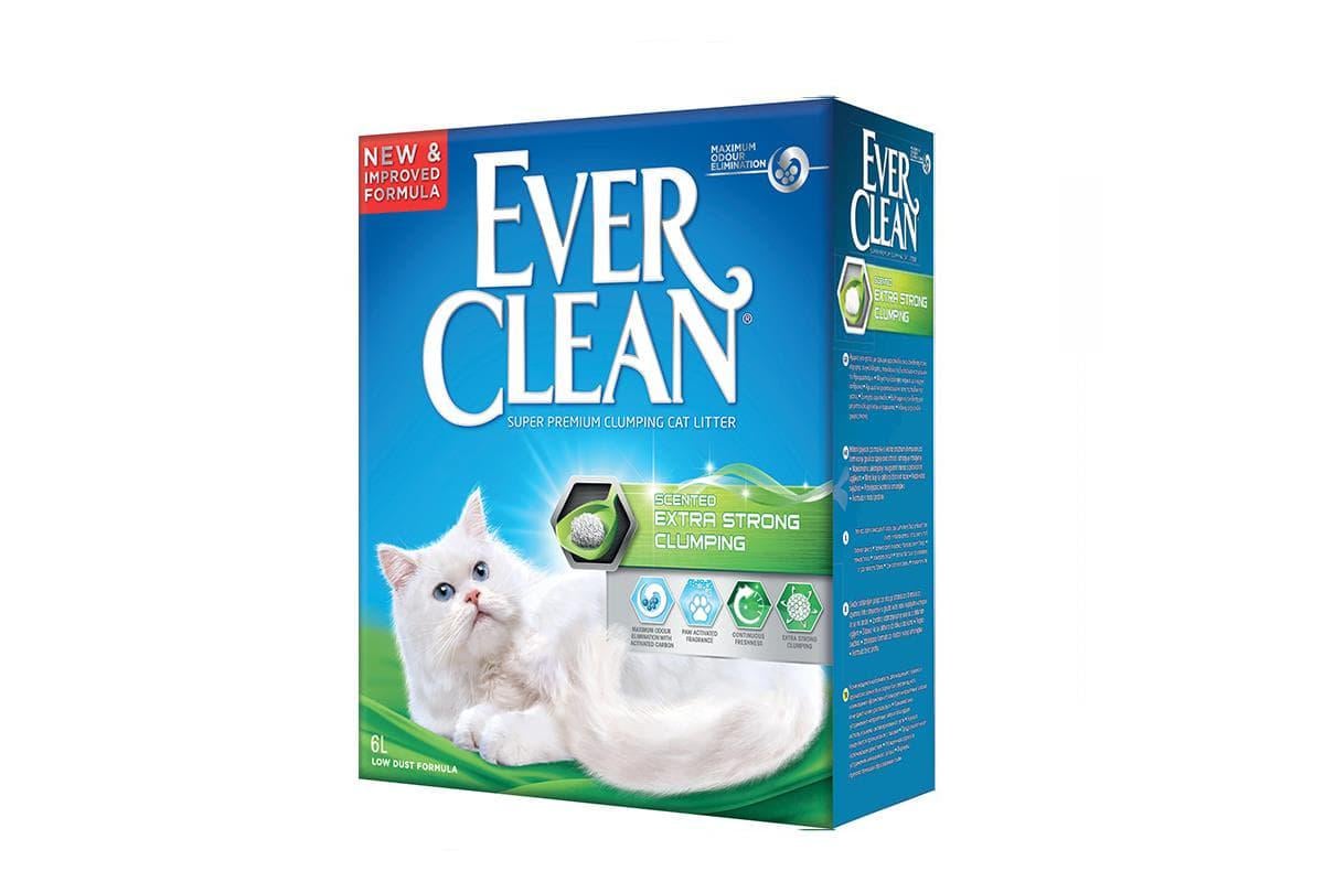 Минеральный наполнитель для котов Ever Clean Екстра Сила 6 л с ароматом (24173)