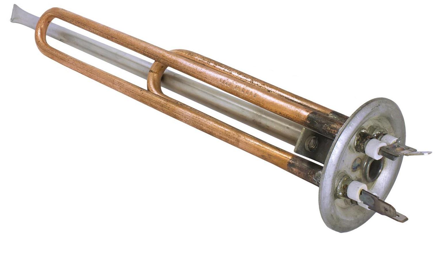 Тэн для бойлера Grepan №32 1000+500 W 220 V фланец 64 мм медь (boi032)