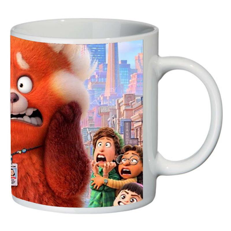 Кружка з принтом Я червонію Панда 005 (CRP 005)