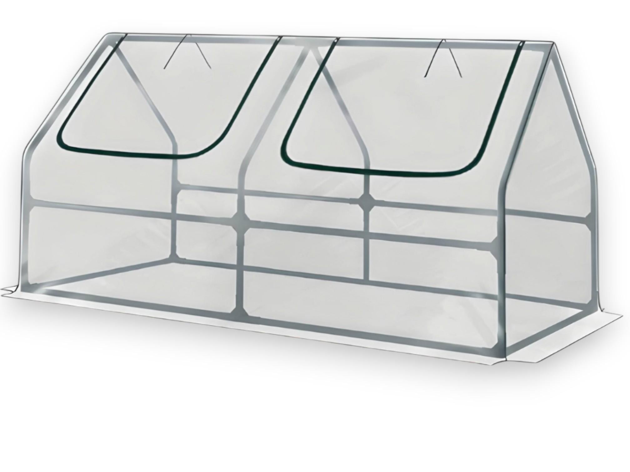 Теплица садовая для овощей и зелени Helper HP-1131 1.8 мм 180х90х90 см с вентиляцией