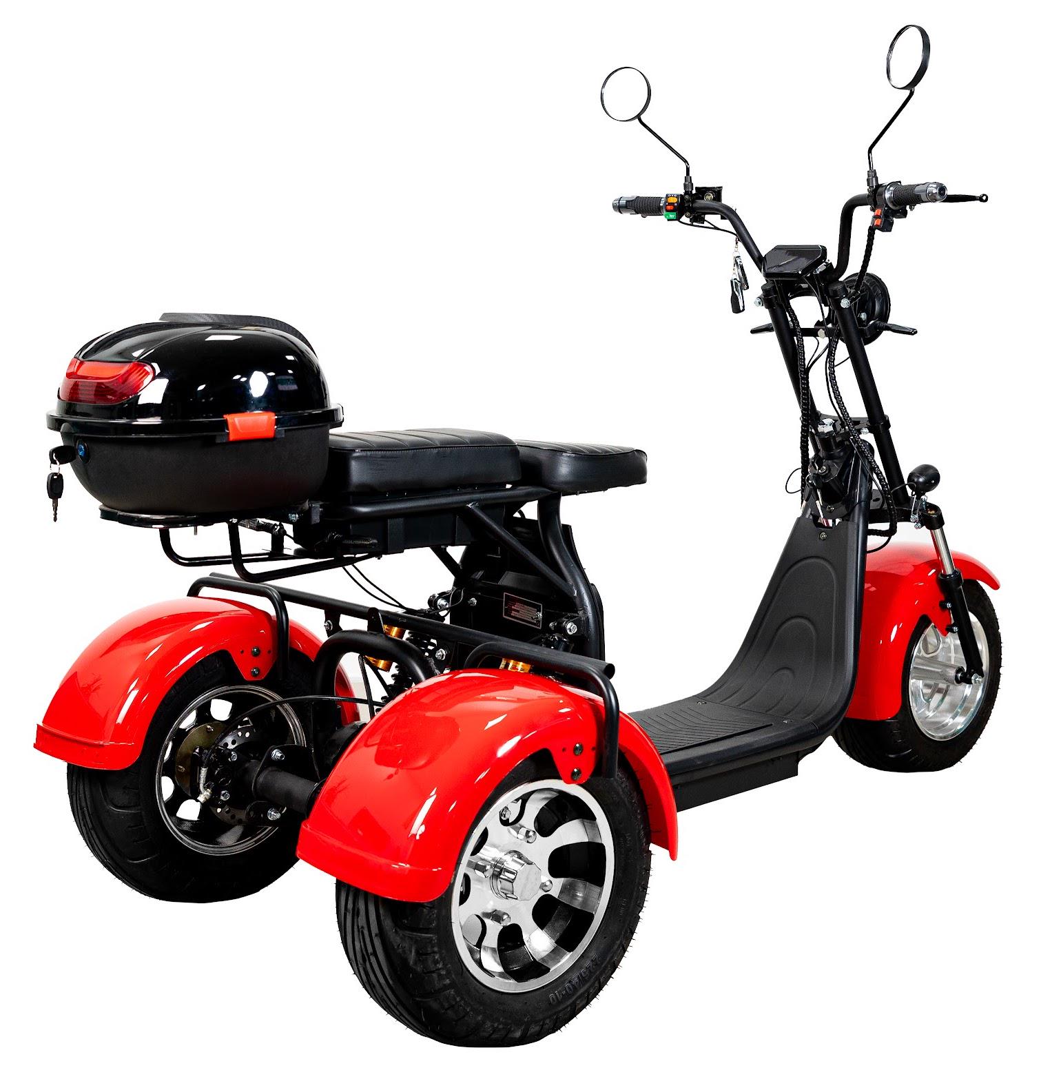 Электроскутер ATLAS Hunter 2500 W Red (2010) - фото 3 Электроскутер ATLAS Hunter 2500 W Red (2010) - фото 3