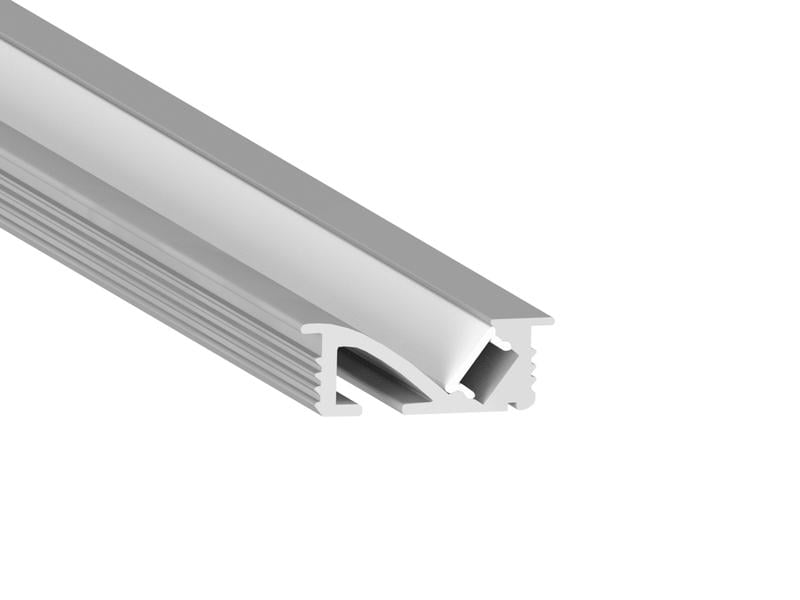 Профіль алюмінієвий для світлодіодної стрічки LEDUA АЛ-34 анодований врізний 2 м (4279)