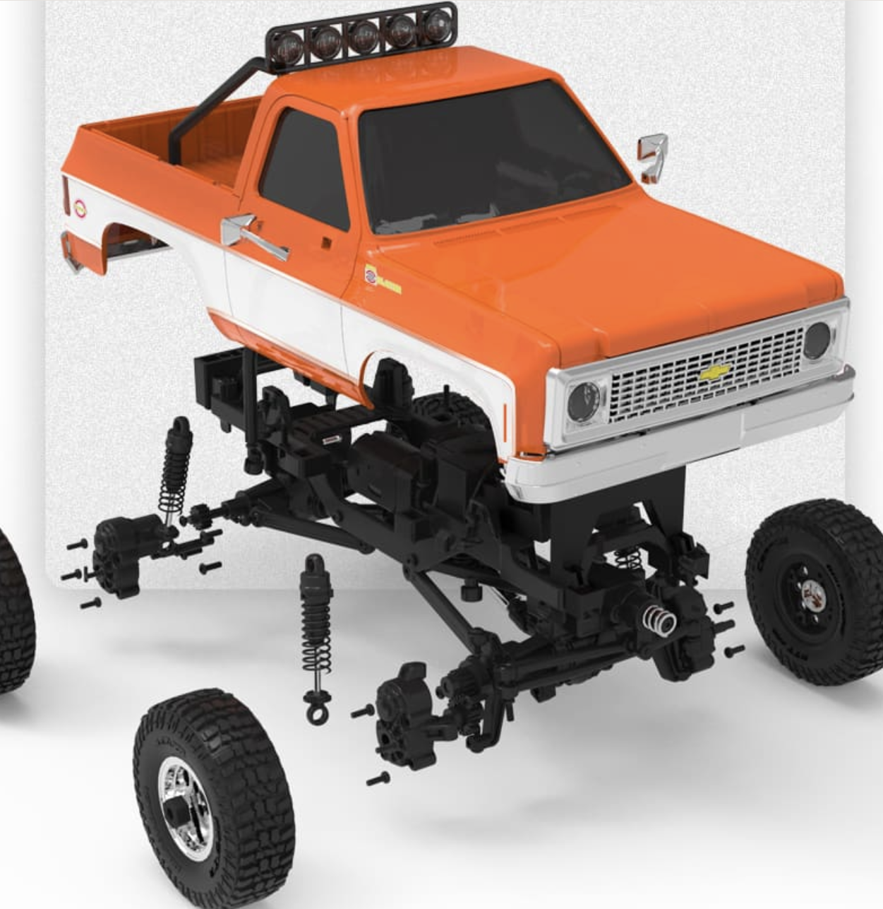 Машинка на радиоуправлении FMS 1:24 FCX24 K5 BLAZE RTR Orange - фото 29 Машинка на радиоуправлении FMS 1:24 FCX24 K5 BLAZE RTR Orange - фото 29