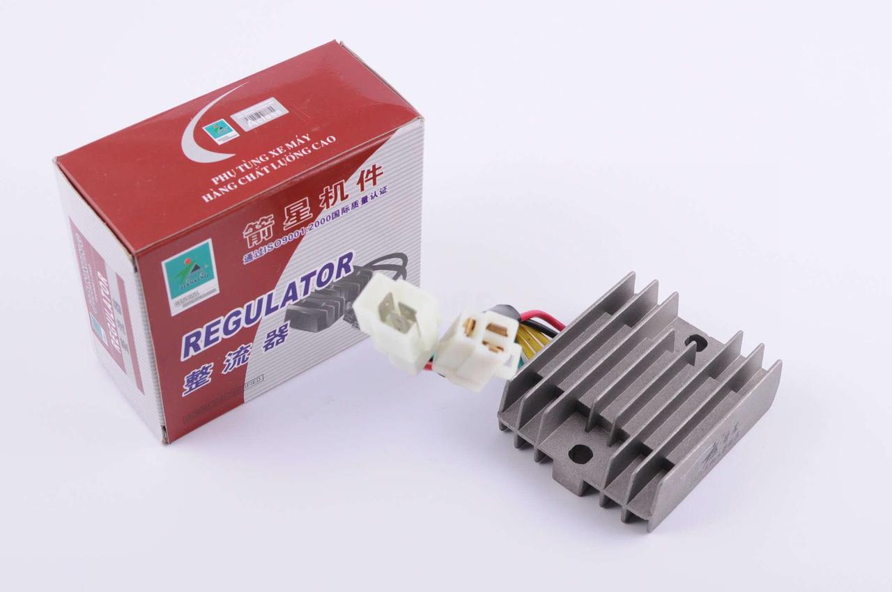 Реле зарядки JIANXING для Zongshen/Lifan 125/150 3+3 провода (2177257590)
