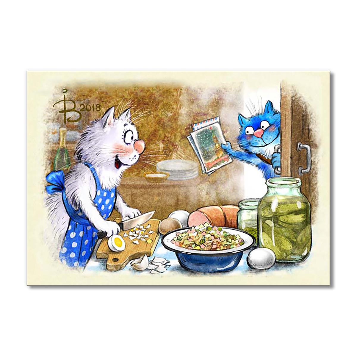 Модульная картина Скоро Новый год. 1 модуль 70x105 см