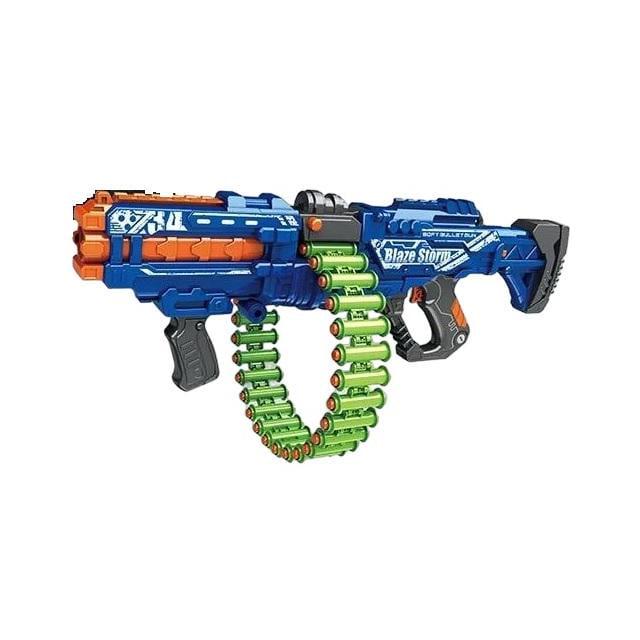 Автомат игрушечный Blaze Storm На аккумуляторе мягкие патроны 40 шт. Blue (141204)