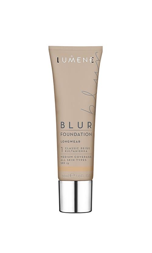 Тональна основа Lumene Blur 16H Longwear Foundation SPF15 стійка 1 Classic Beige (13691) - фото 1