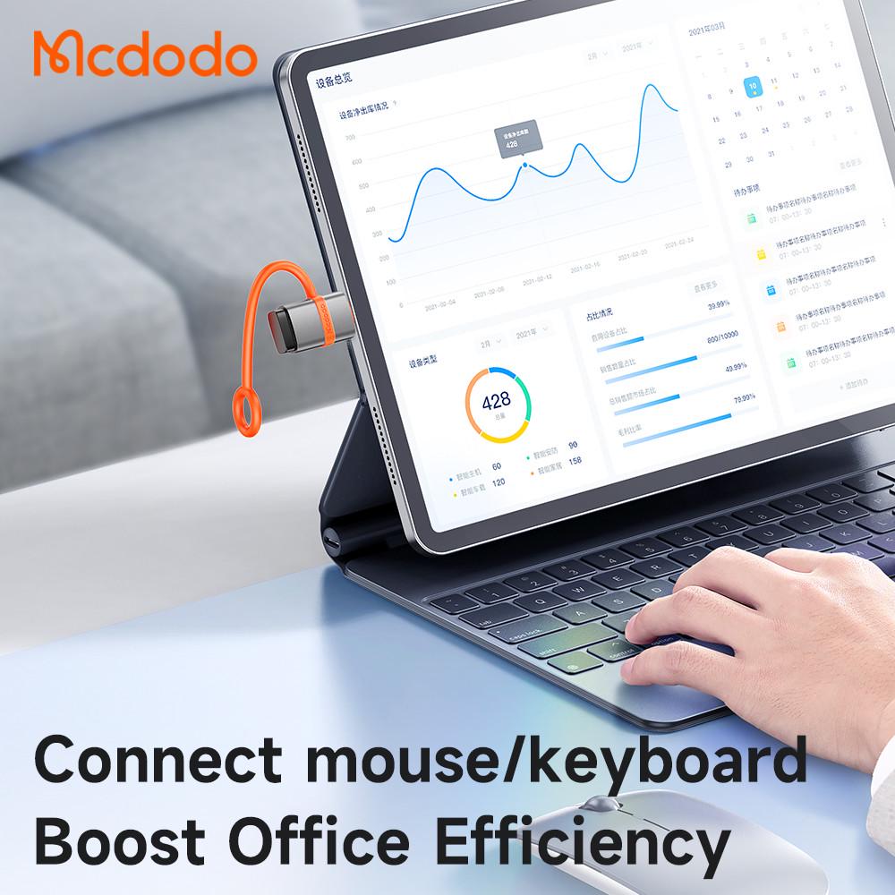 Адаптер Mcdodo OT-3810 USB-A to USB-C Adapter with Silicone Hook - фото 6