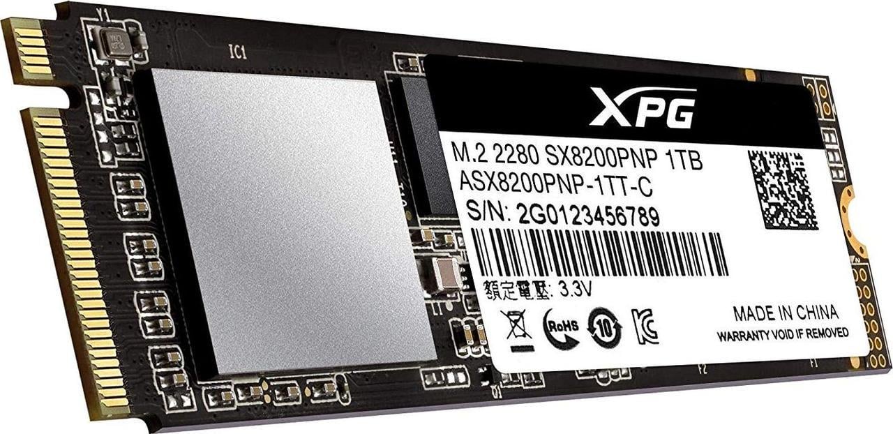 SSD-диск Adata XPG SX8200 Pro 1 TB (ASX8200PNP-1TT-C) - фото 3 SSD-диск Adata XPG SX8200 Pro 1 TB (ASX8200PNP-1TT-C) - фото 3