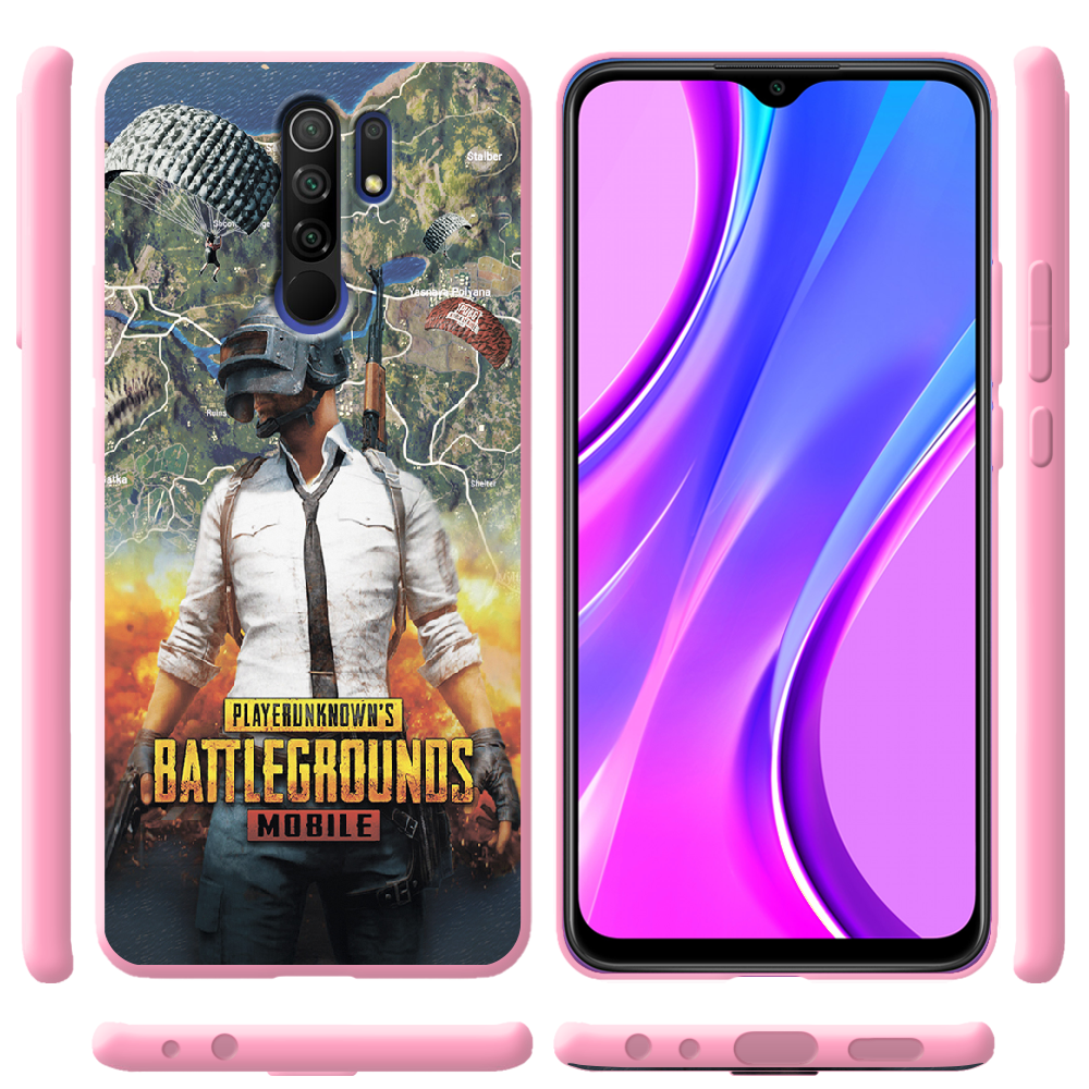 Чехол BoxFace Xiaomi Redmi 9 PUBG Mobile Розовый силикон (40233-up2309-41992) - фото 2