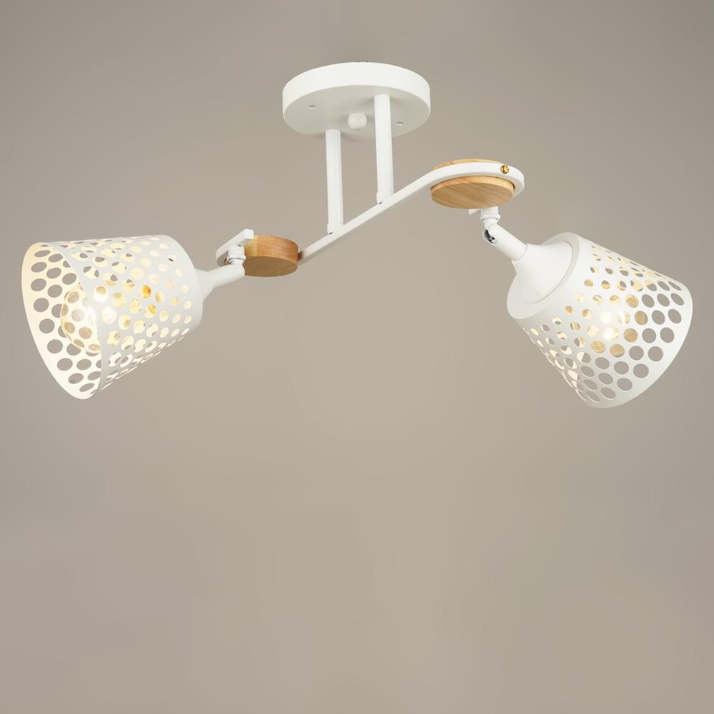 Люстра стельова Lighthouse SRS-19696/2 WT з поворотним механізмом Білий