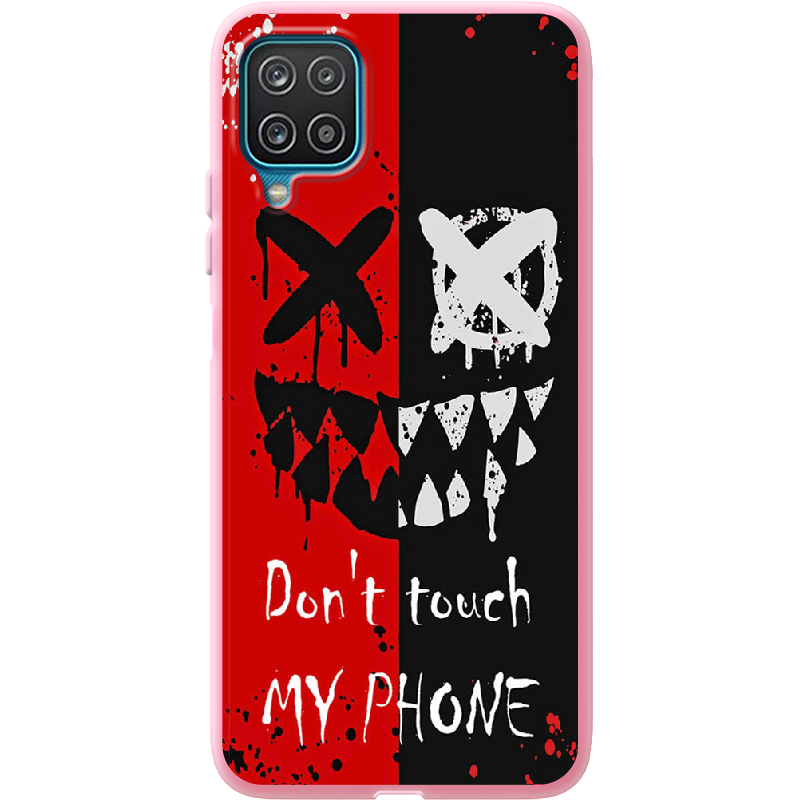 Чехол BoxFace Samsung A125 Galaxy A12 Bad Smile Розовый силикон (41506-up2468-41674)