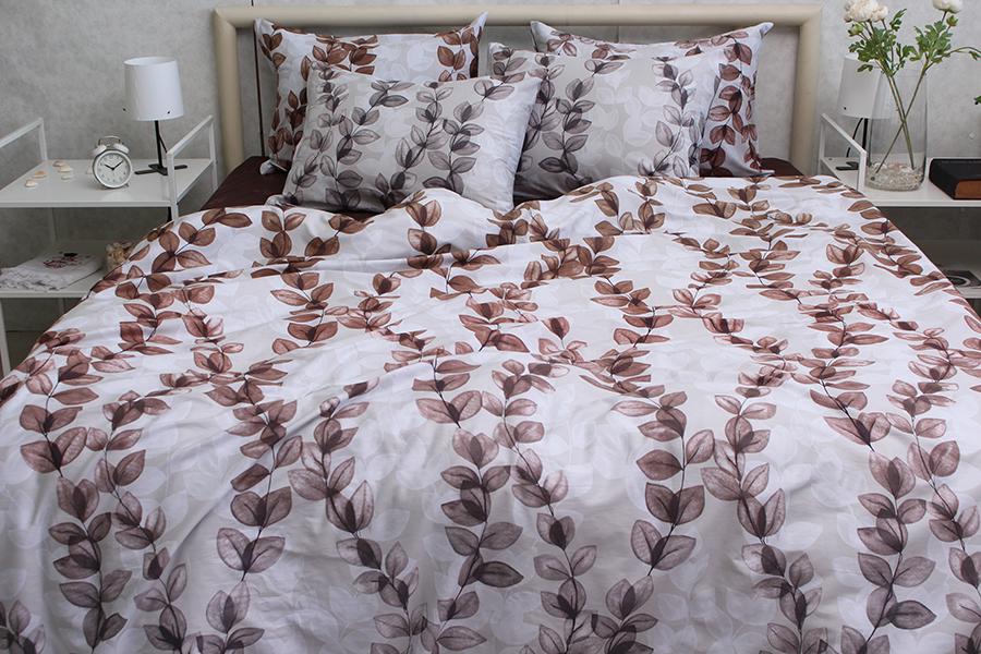 Комплект постільної білизни TAGtekstil Сатин Преміум євро наволочки 70x70 см (S543) - фото 4