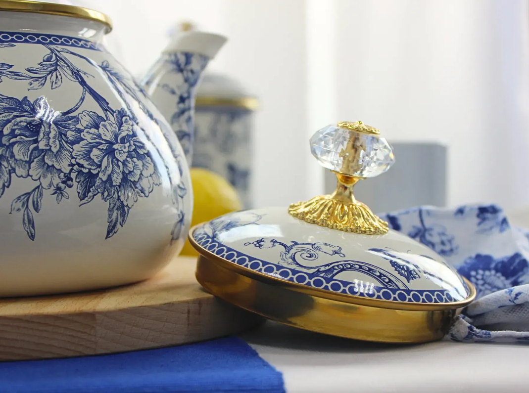 Чайник эмалированный BUTTERFLY Elmani с крышкой 2,2 л - фото 9